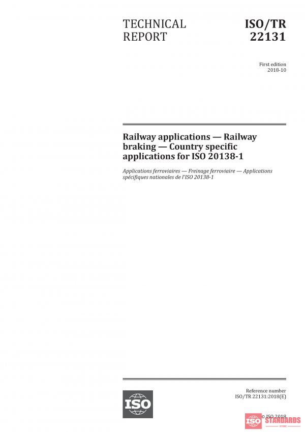 ISO/TR 22131:2018 PDF