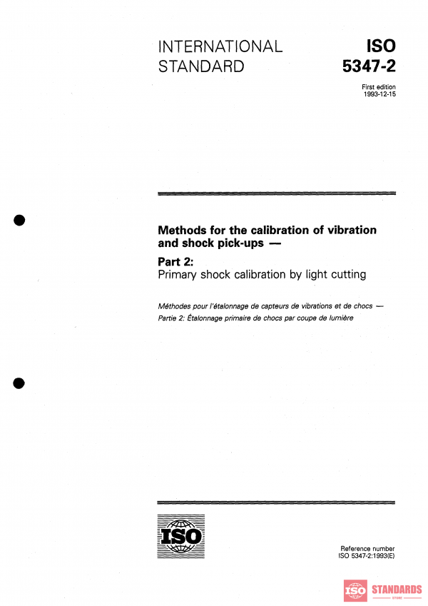ISO 5347-2:1993 PDF