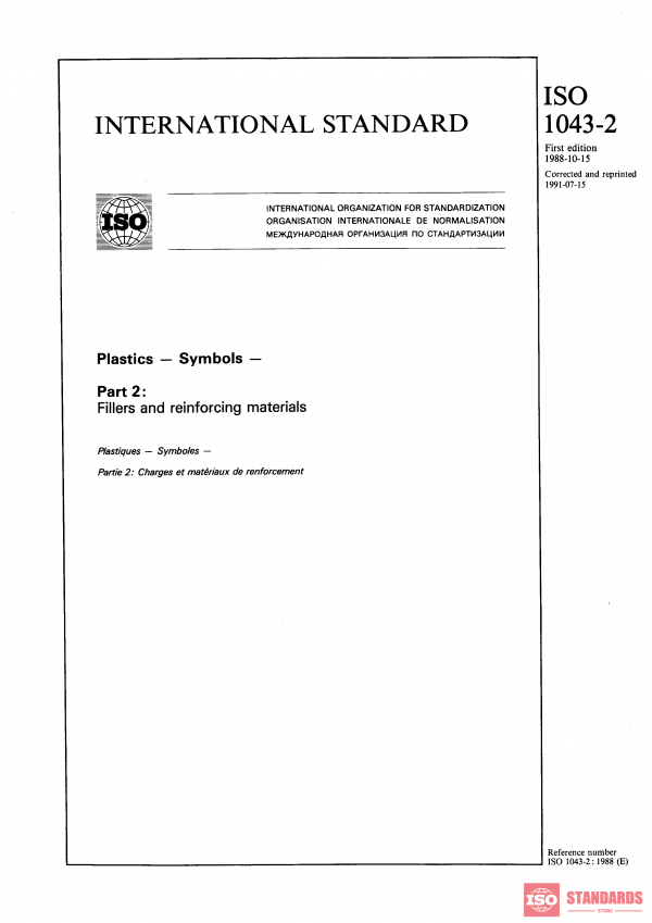 ISO 1043-2:1988 PDF