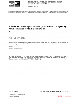 ISO/IEC 8824-4:2015/COR1:2018 PDF