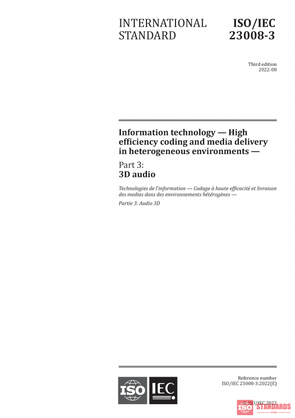 ISO/IEC 23008-3:2022 PDF