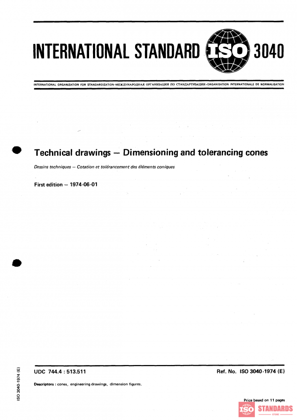 ISO 3040:1974 PDF