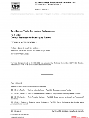 ISO 105-G02:1993/Cor 2:2009 PDF