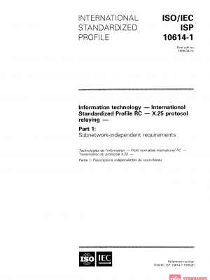 ISO/IEC ISP 10614-1:1995 PDF