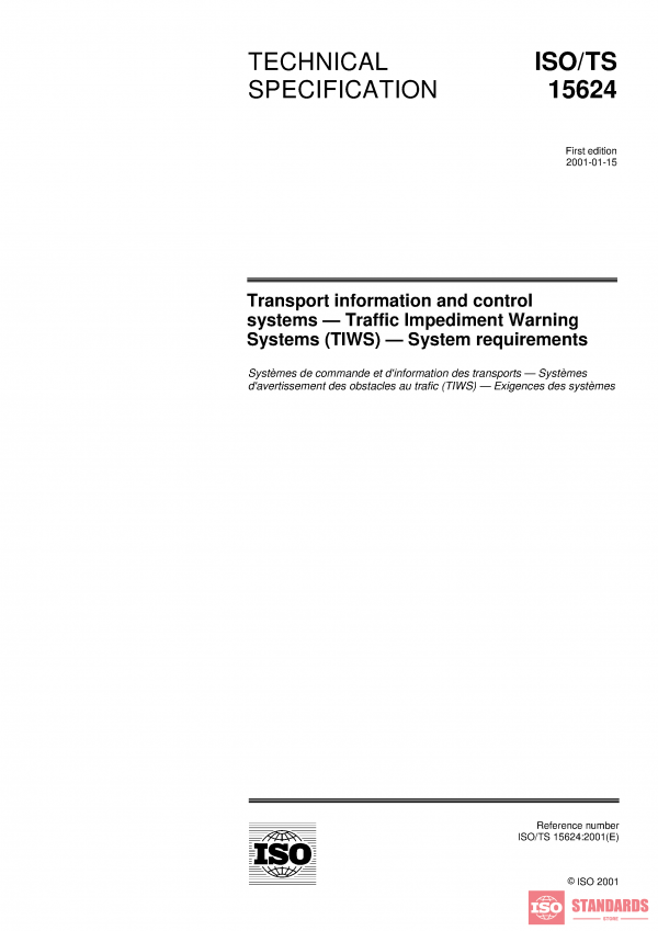 ISO/TS 15624:2001 PDF