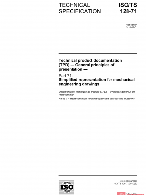 ISO/TS 128-71:2010 PDF