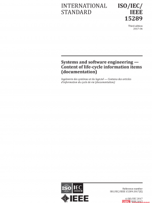 ISO/IEC/IEEE 15289:2017 PDF