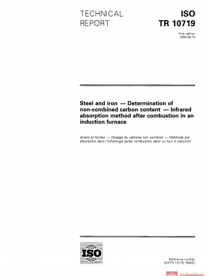 ISO/TR 10719:1994 PDF