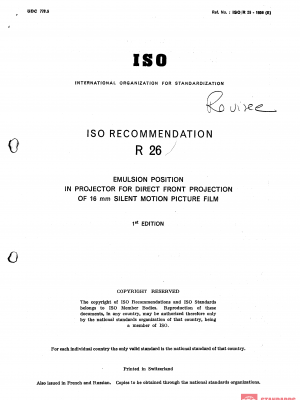 ISO/R 26:1956 PDF