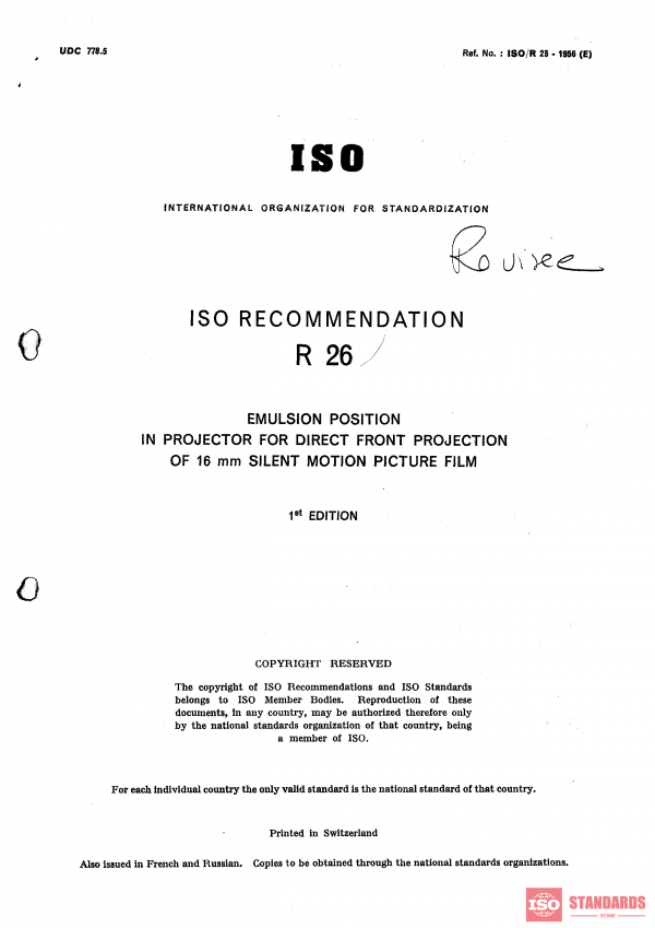 ISO/R 26:1956 PDF