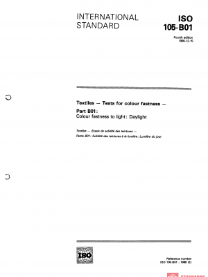 ISO 105-B01:1989 PDF