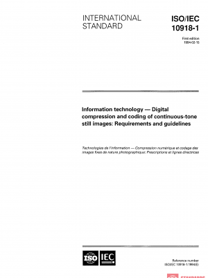 ISO/IEC 10918-1:1994 PDF