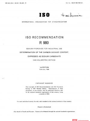 ISO/R 980:1969 PDF
