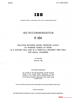 ISO/R 454:1965 PDF