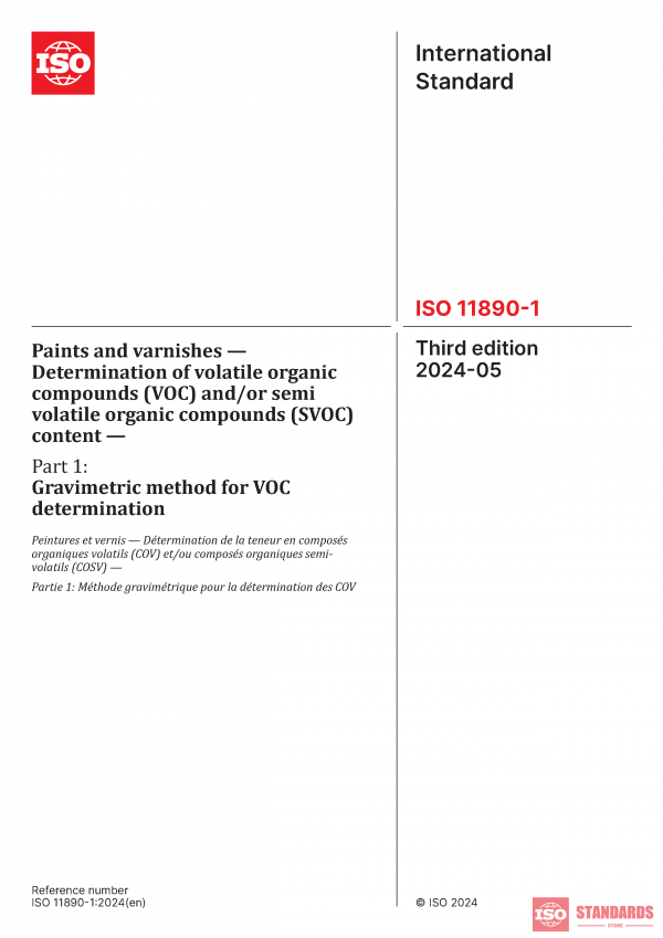 ISO 11890-1:2024 PDF