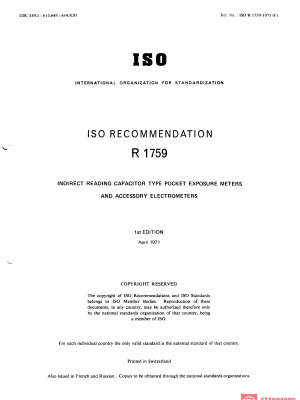 ISO/R 1759:1971 PDF