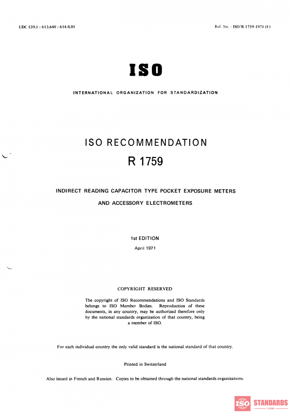 ISO/R 1759:1971 PDF