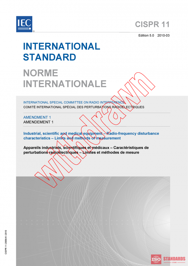 CISPR 11:2009/AMD1:2010 PDF