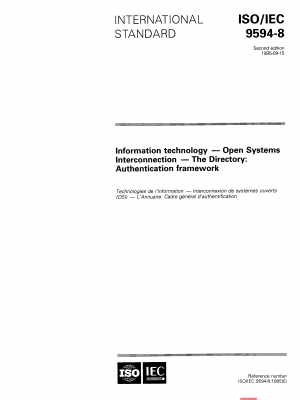 ISO/IEC 9594-8:1995 PDF