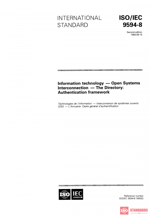ISO/IEC 9594-8:1995 PDF