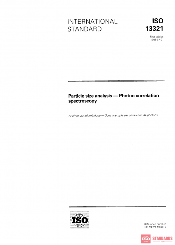 ISO 13321:1996 PDF