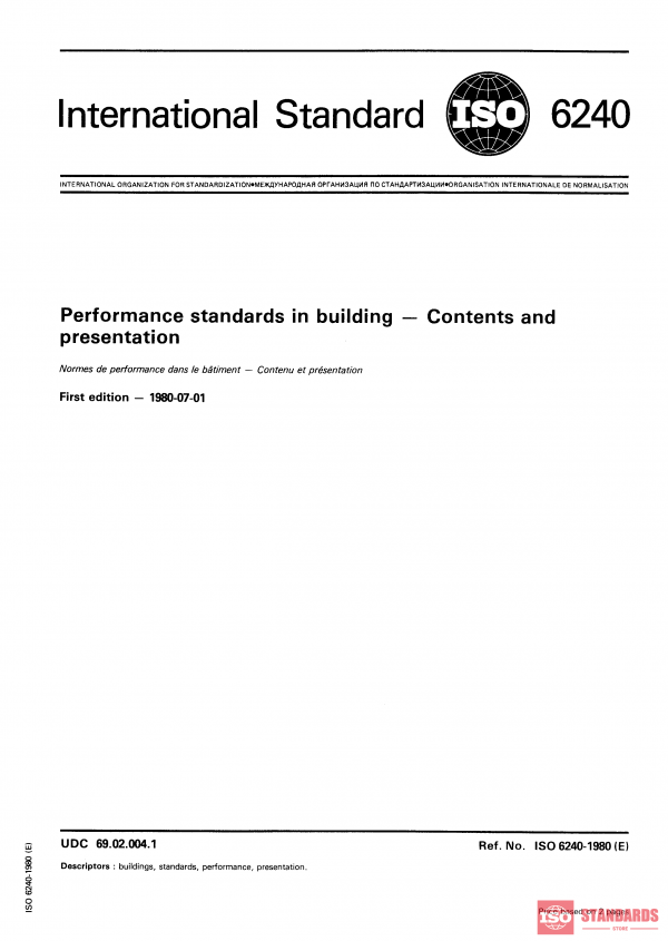 ISO 6240:1980 PDF