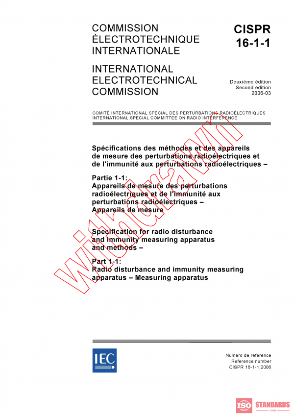 CISPR 16-1-1:2006 PDF