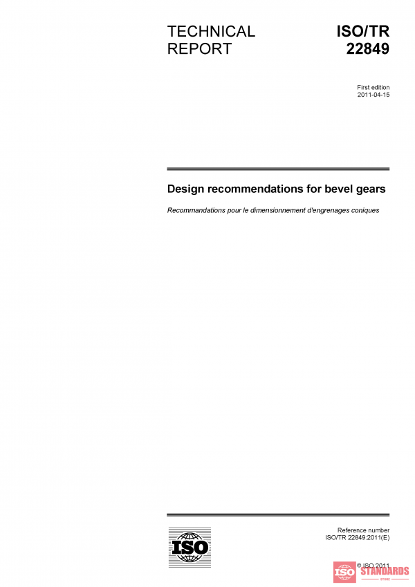 ISO/TR 22849:2011 PDF
