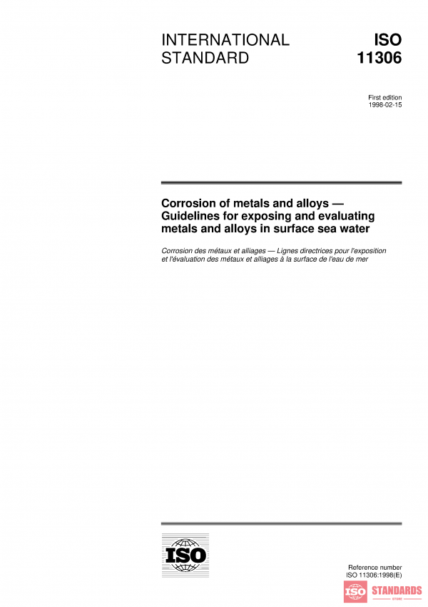 ISO 11306:1998 PDF
