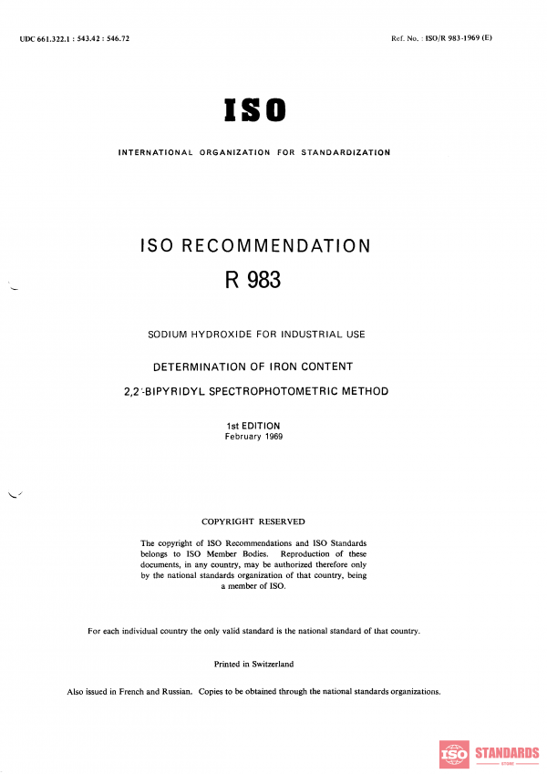 ISO/R 983:1969 PDF