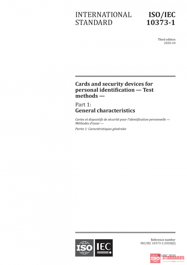 ISO/IEC 10373-1:2020 PDF