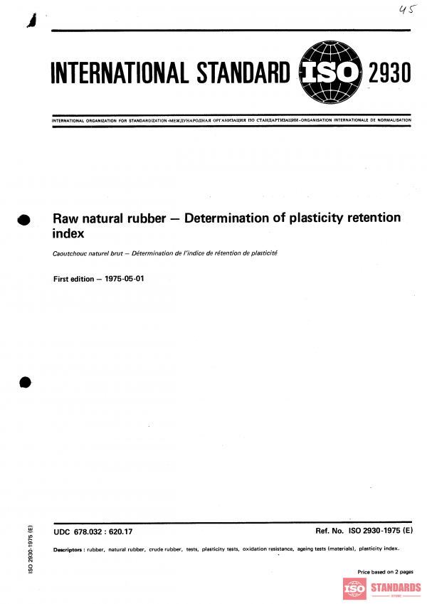 ISO 2930:1975 PDF