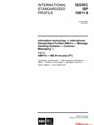 ISO/IEC ISP 10611-6:2003 PDF