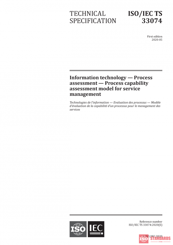 ISO/IEC TS 33074:2020 PDF