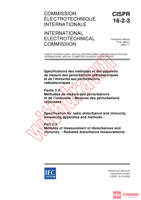 CISPR 16-2-3:2003 PDF