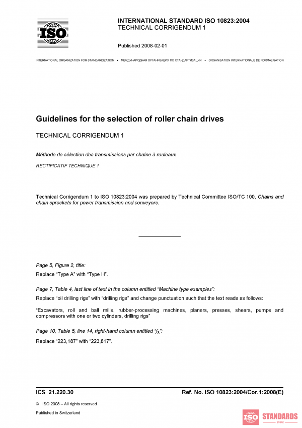 ISO 10823:2004/Cor 1:2008 PDF
