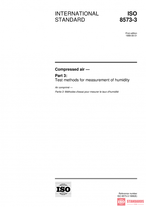 ISO 8573-3:1999 PDF