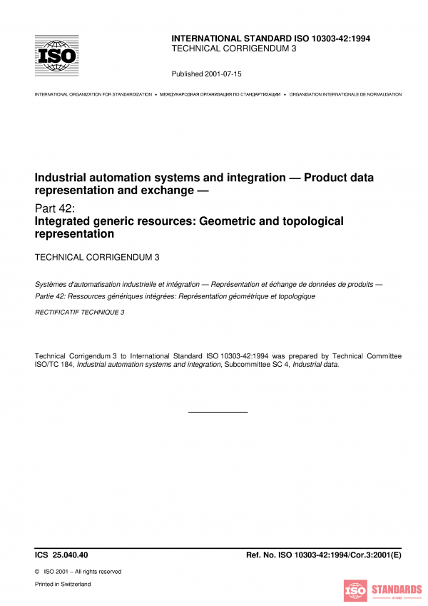 ISO 10303-42:1994/Cor 3:2001 PDF