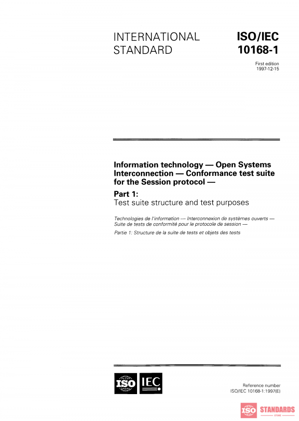 ISO/IEC 10168-1:1997 PDF