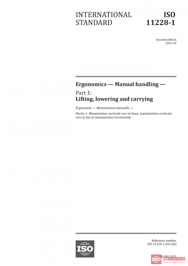ISO 11228-1:2021 PDF