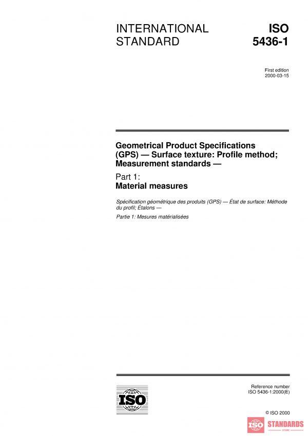 ISO 5436-1:2000 PDF