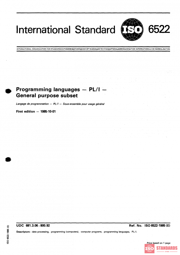 ISO 6522:1985 PDF