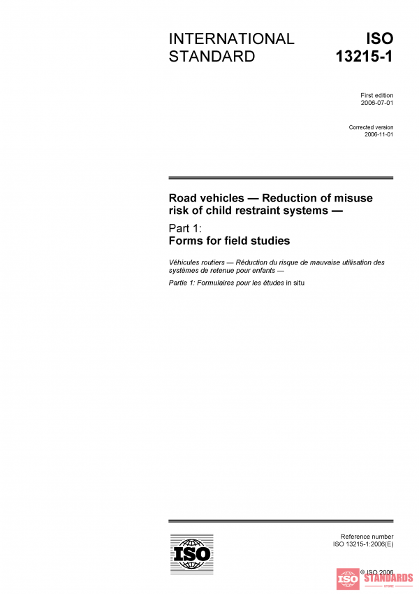 ISO 13215-1:2006 PDF