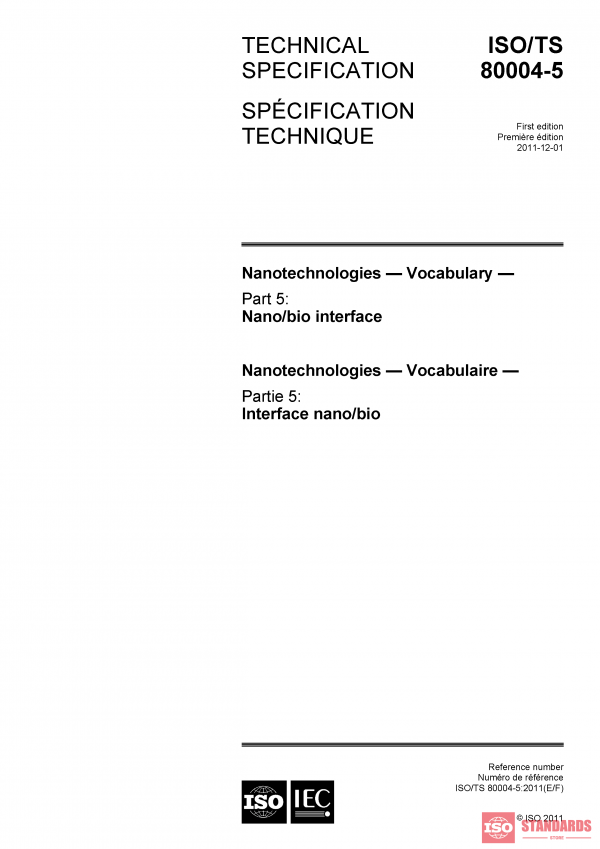 ISO/TS 80004-5:2011 PDF