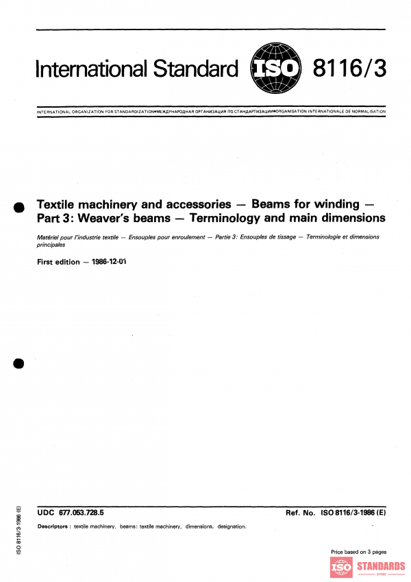 ISO 8116-3:1986 PDF