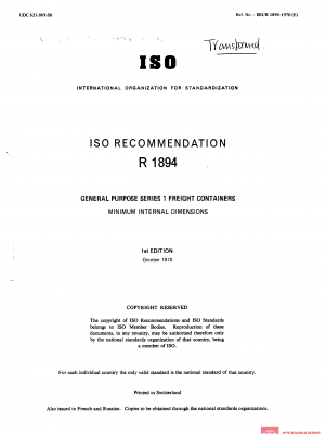 ISO/R 1894:1970 PDF