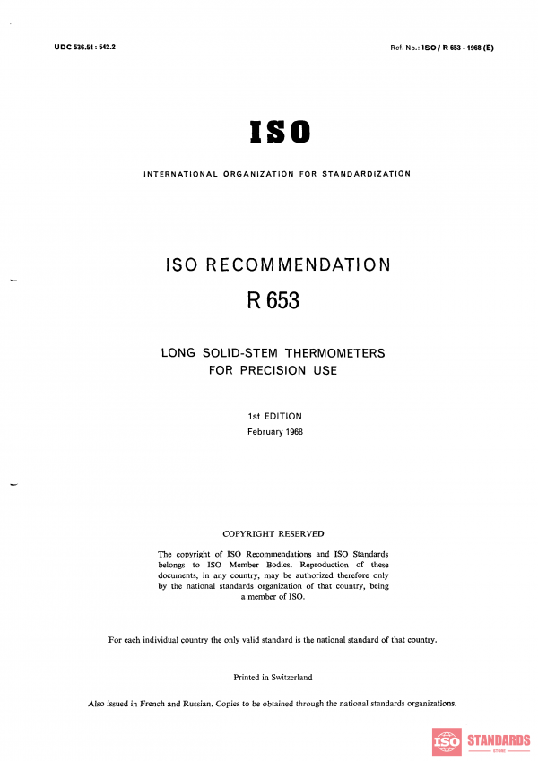 ISO/R 653:1968 PDF