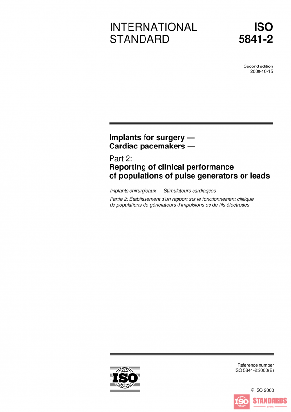ISO 5841-2:2000 PDF