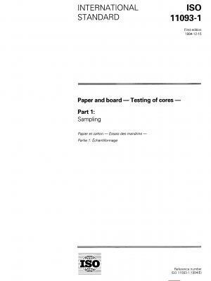 ISO 11093-1:1994 PDF