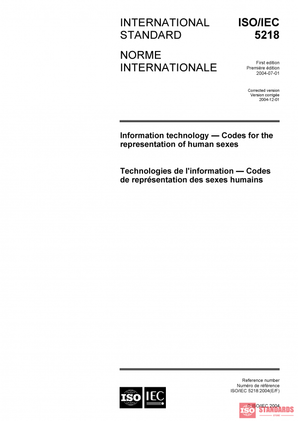 ISO/IEC 5218:2004 PDF